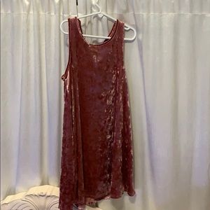 Velvet pink dress💗